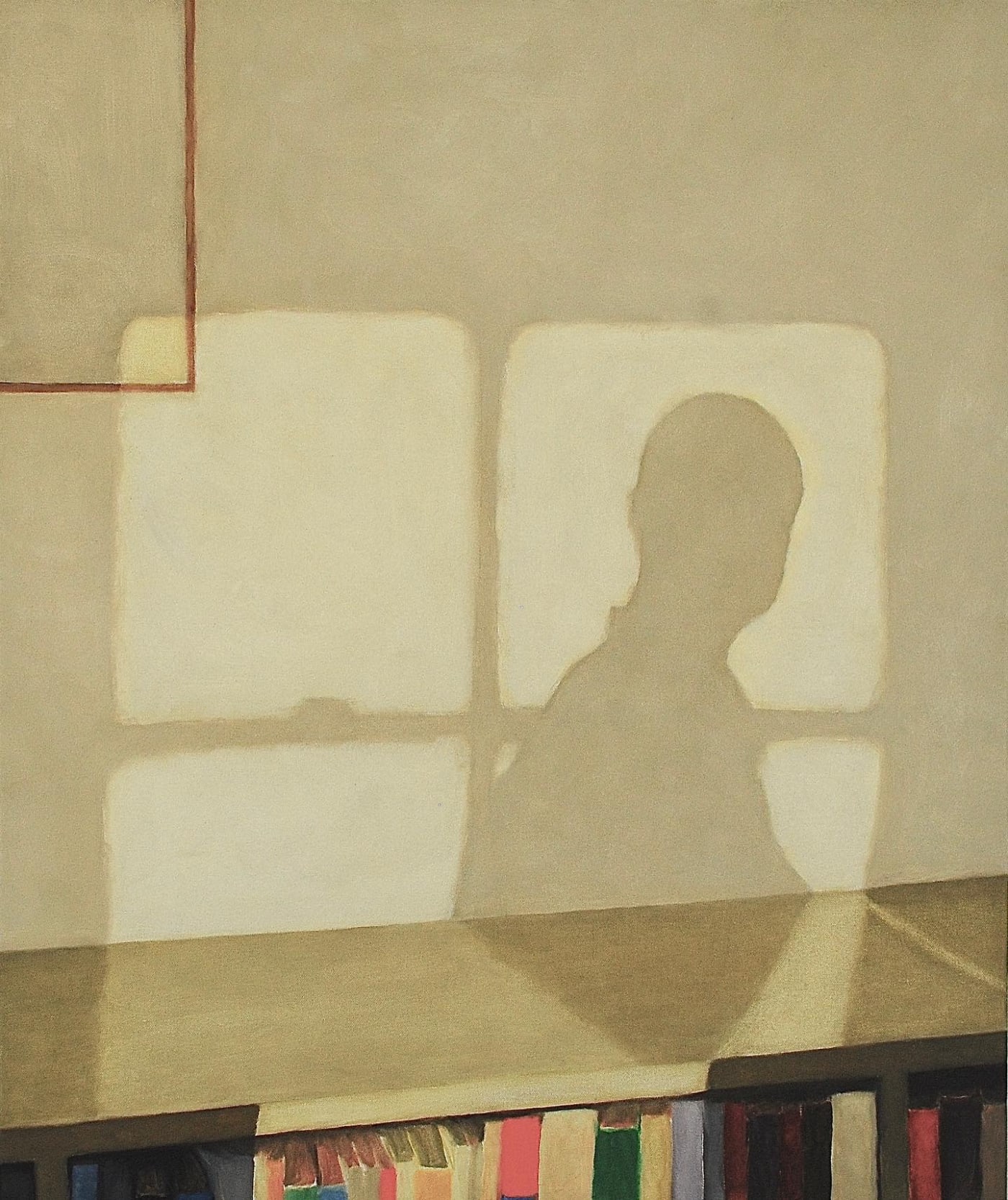 oil on canvas, f ramed in oak 78 x 93 cm