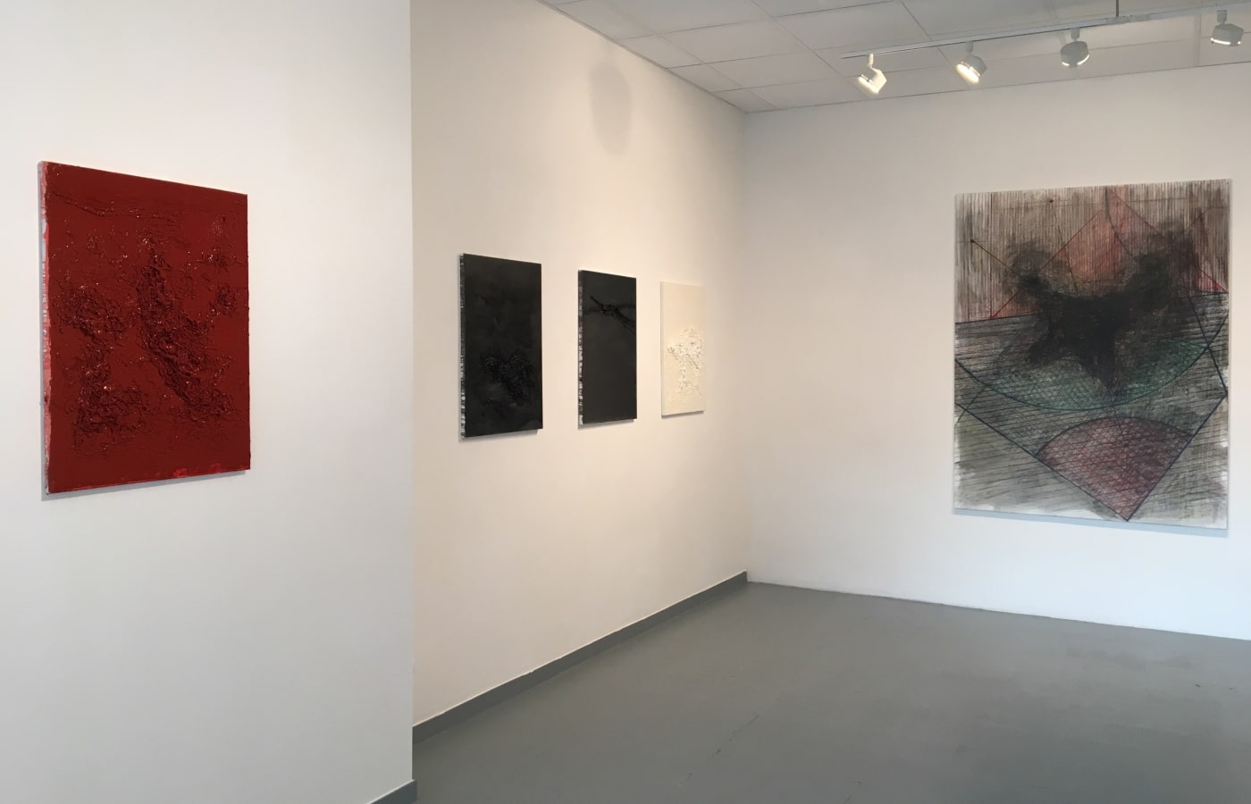 Substratum solo show by Zsolt Berszan at Anaid Art Gallery 2017 installation view