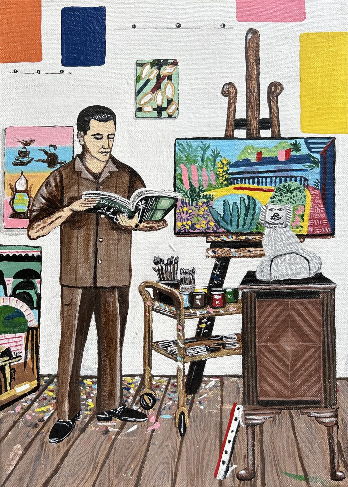 Conor Murgatroyd, Learning (Self Portrait), 2024