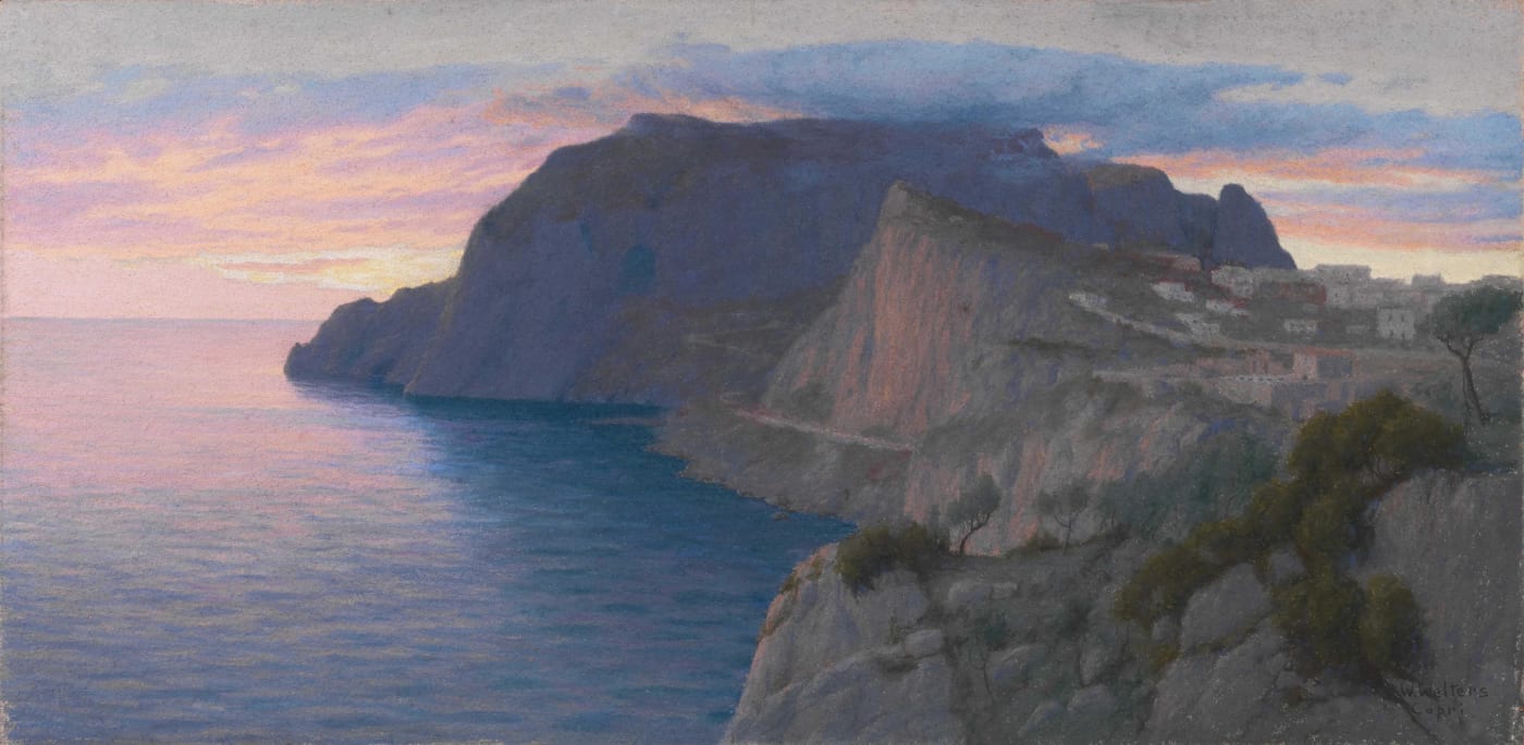 Capri, Veduta del Monte Solaro