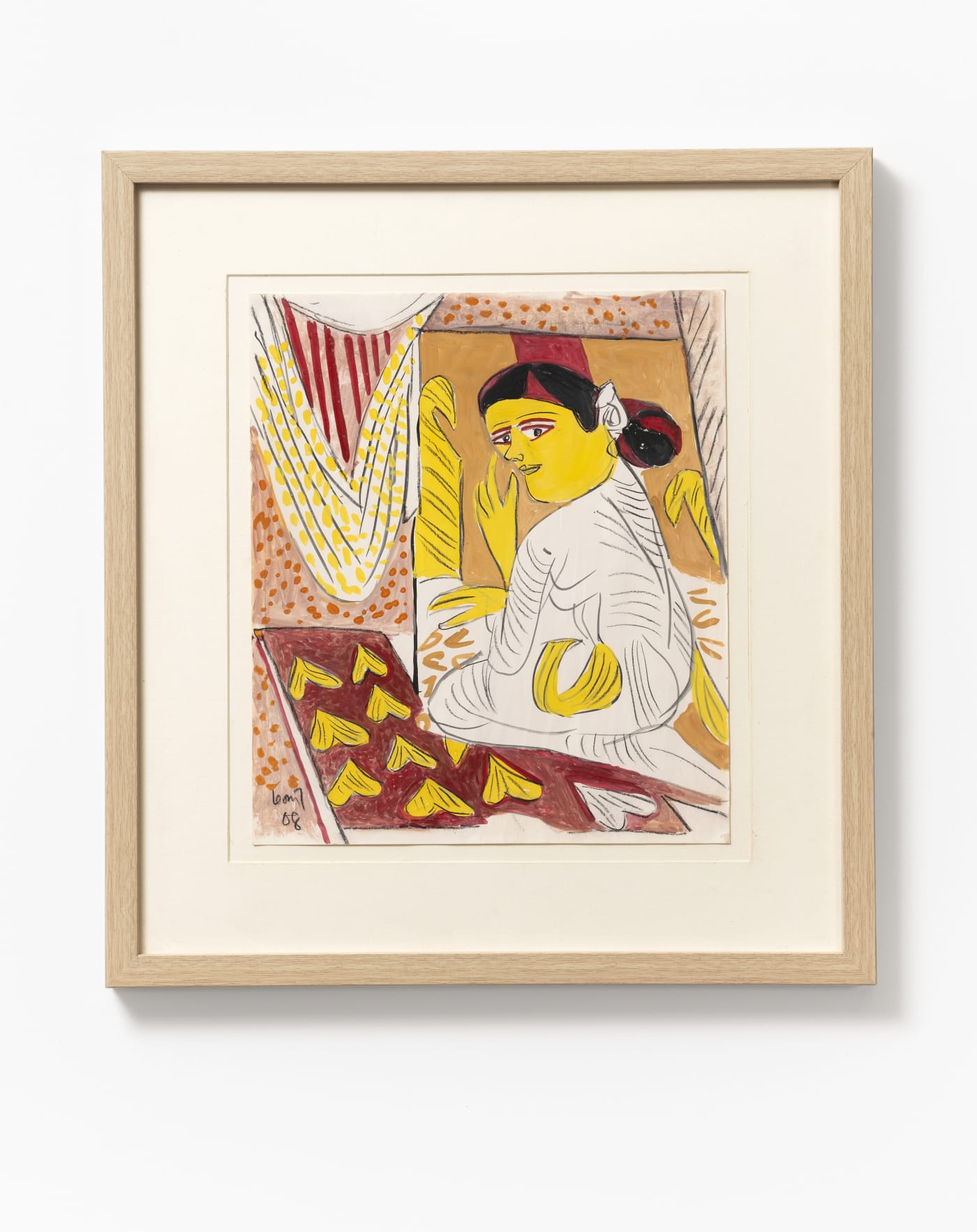 K.G. Subramanyan Untitled Gouache on paper