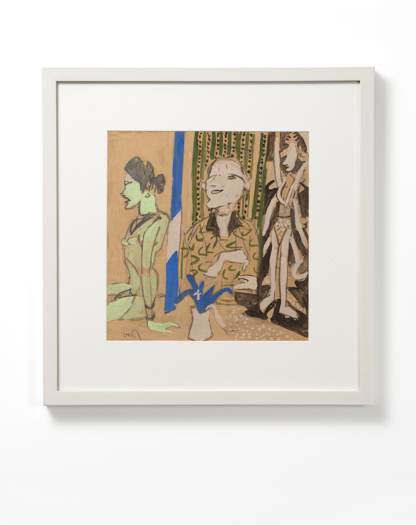 K.G. Subramanyan Untitled Gouache on paper