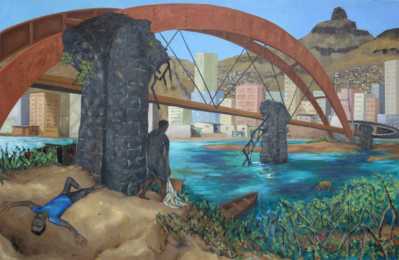 Sudhir Patwardhan Abandon, 2024 Oil on canvas