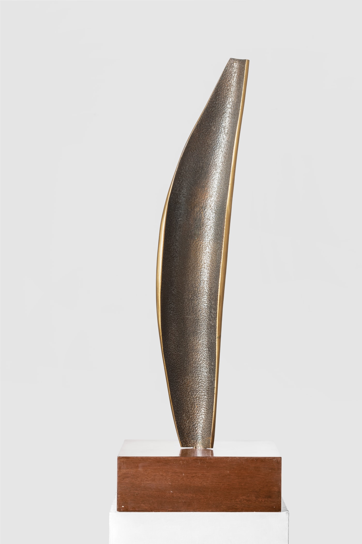 Standing Form 1 Bronze repoussé 20 x 9 x 9 in