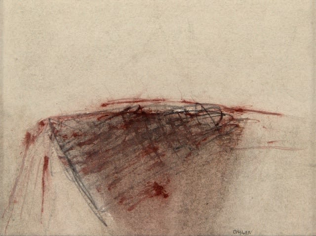 Rajendra Dhawan Untitled Pastel on paper 14 x 18.5 cm