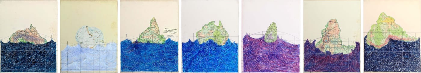 Shailesh B.R., Untitled (Set of 7), 2019