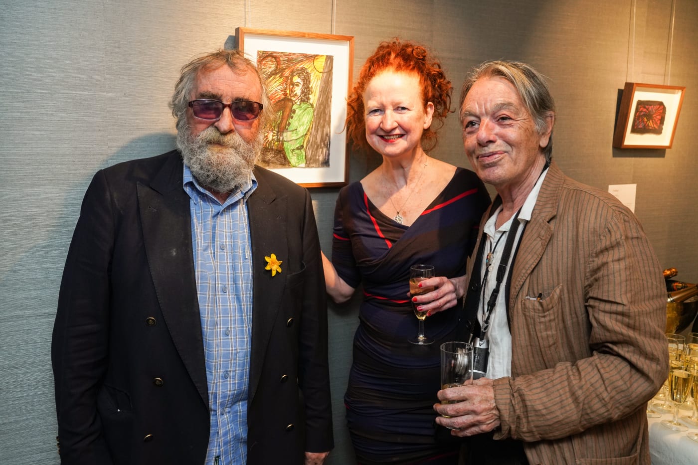 Guests at the exhibition opening