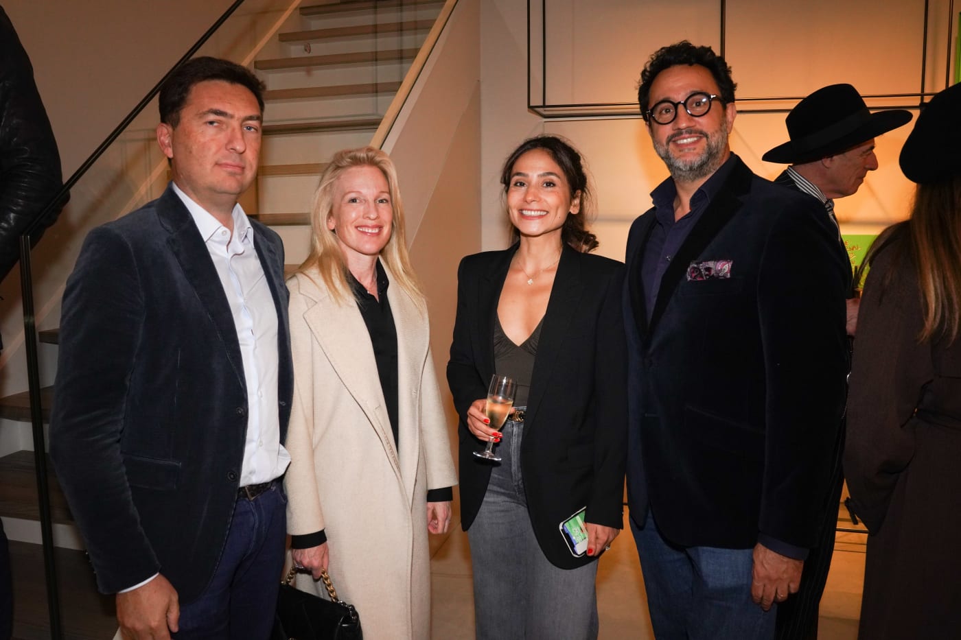 Guests at the exhibition opening