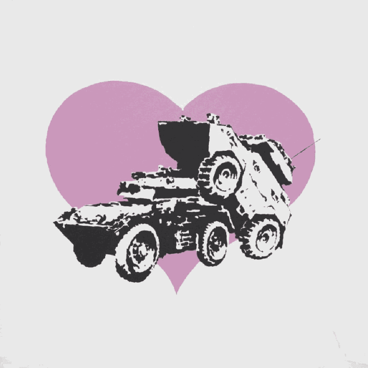 Banksy everytime i make love to you print