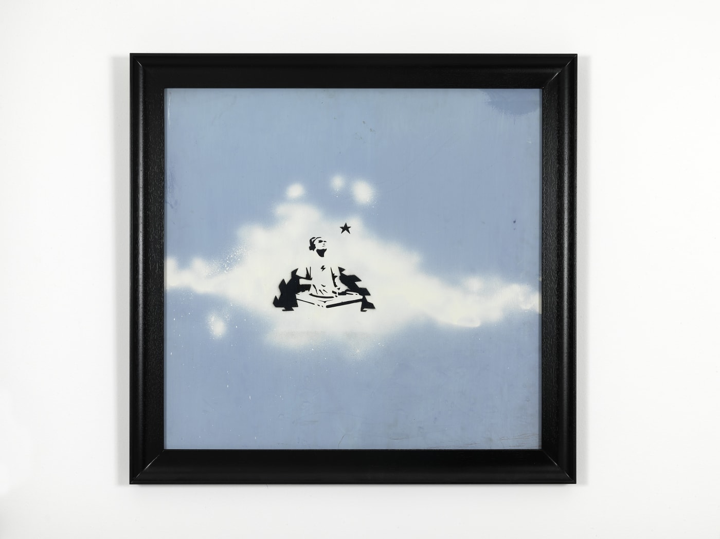 Banksy Cloud DJ print