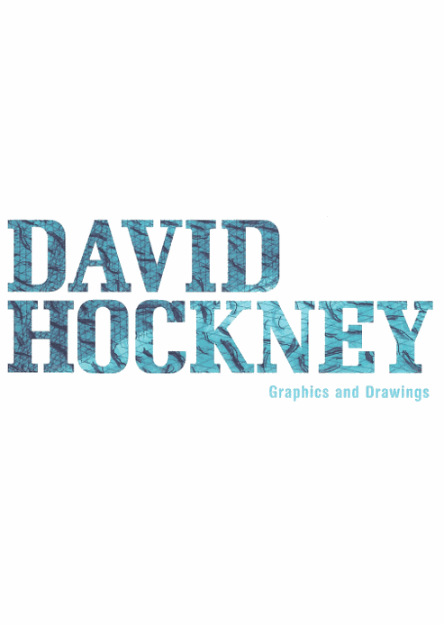 David Hockney Graphics exhibition logo