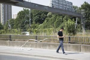 Mackrell Going To The Gallery performance piece Still