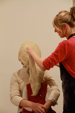Dough Portrait performance piece