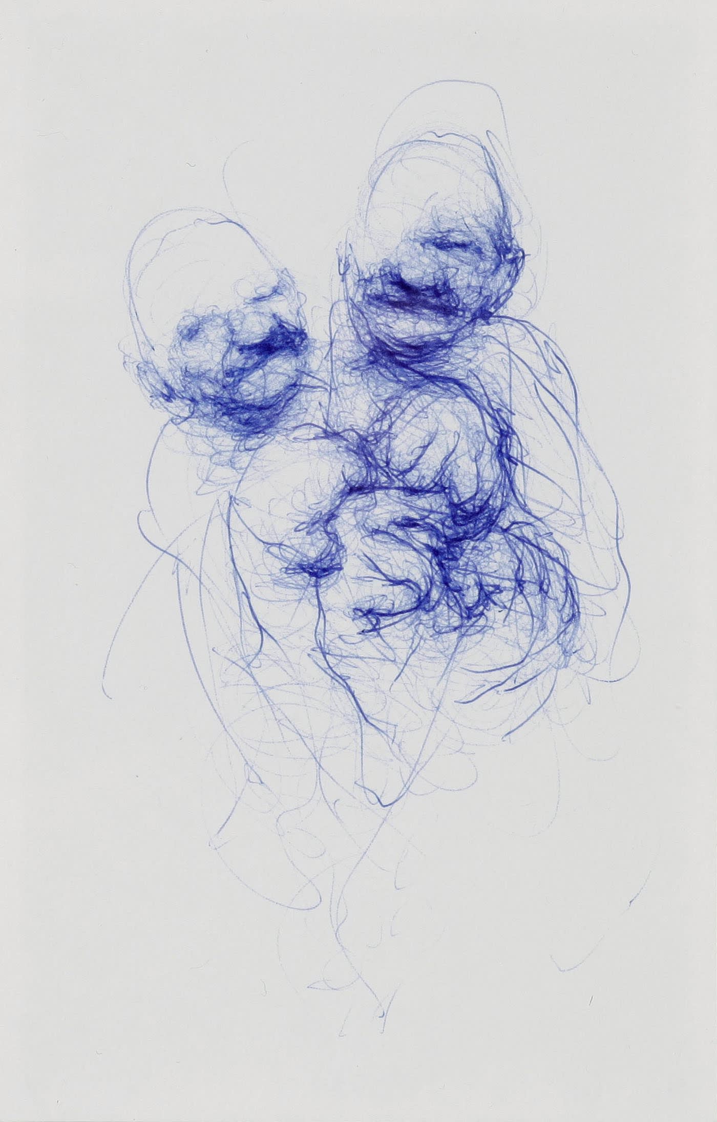 D011147 Van Mullem Sans Titre Pencil On Paper 17 3Cm X 12 7Cm