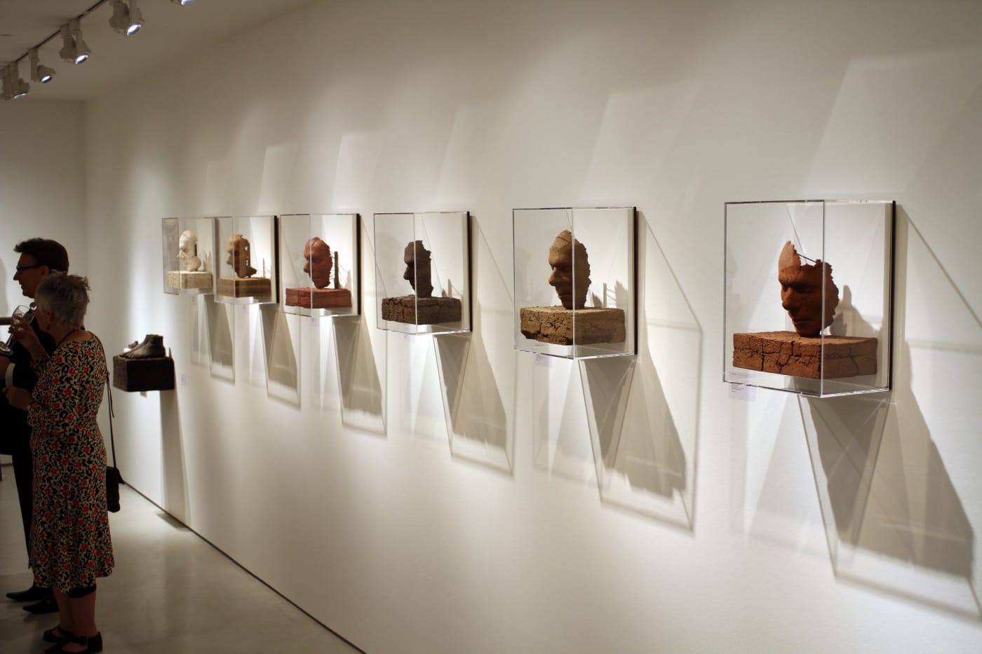 Peter Burke Sculpture hanging in Andipa Gallery
