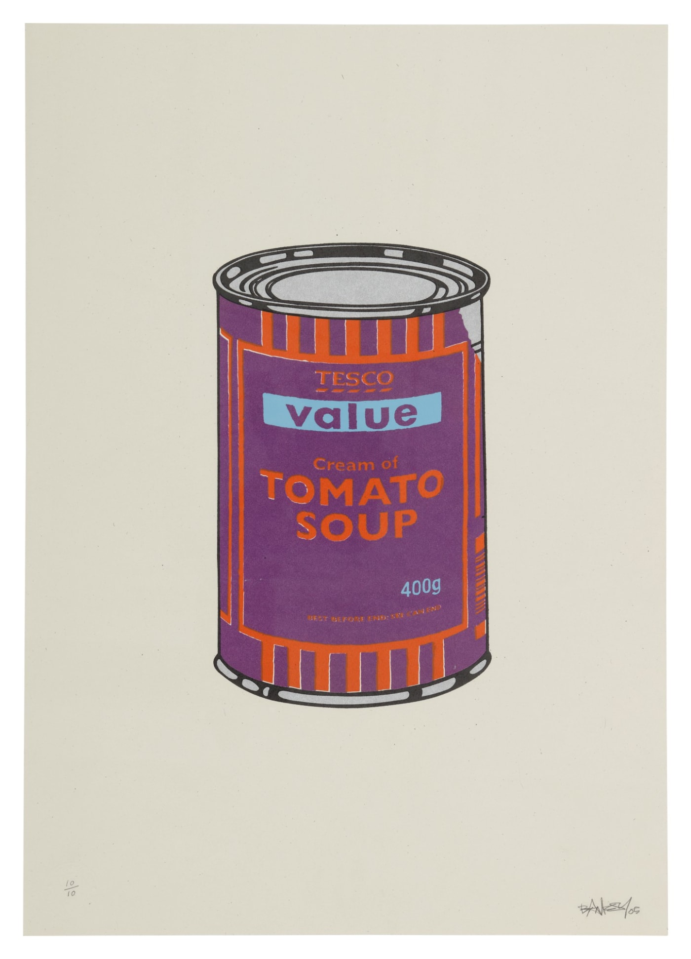 Banksy soup can print
