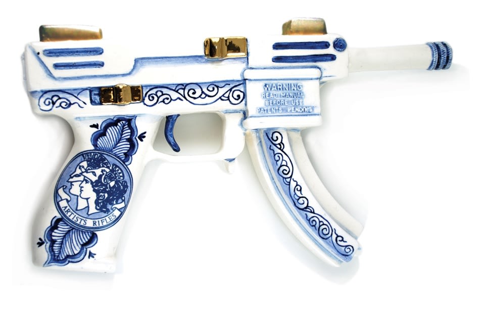 Krafft Artists Rifle Intratec sculpture