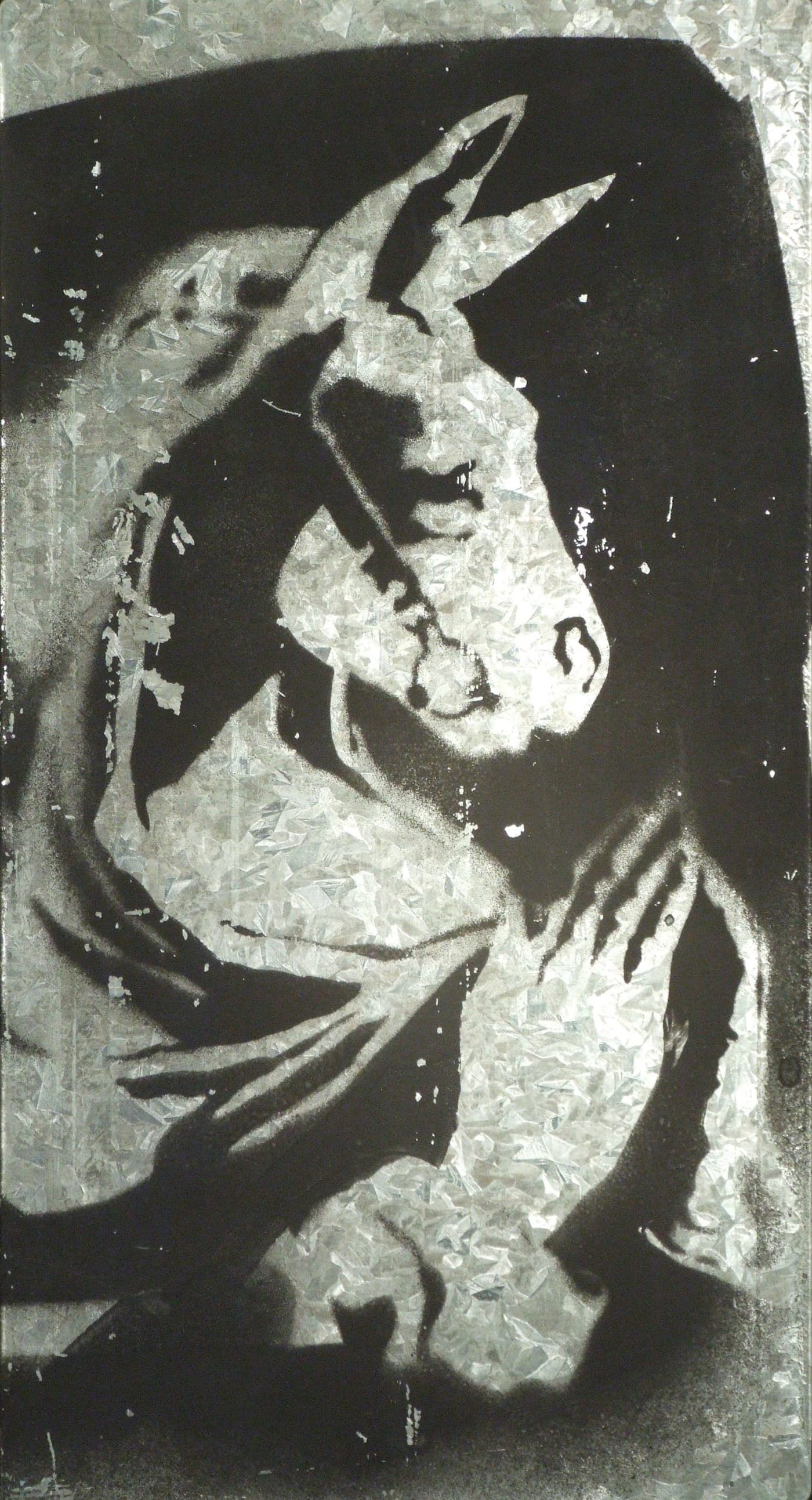 Banksy Horse Steel