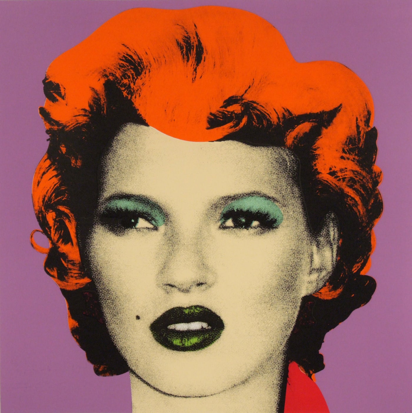 Banksy Kate Purple