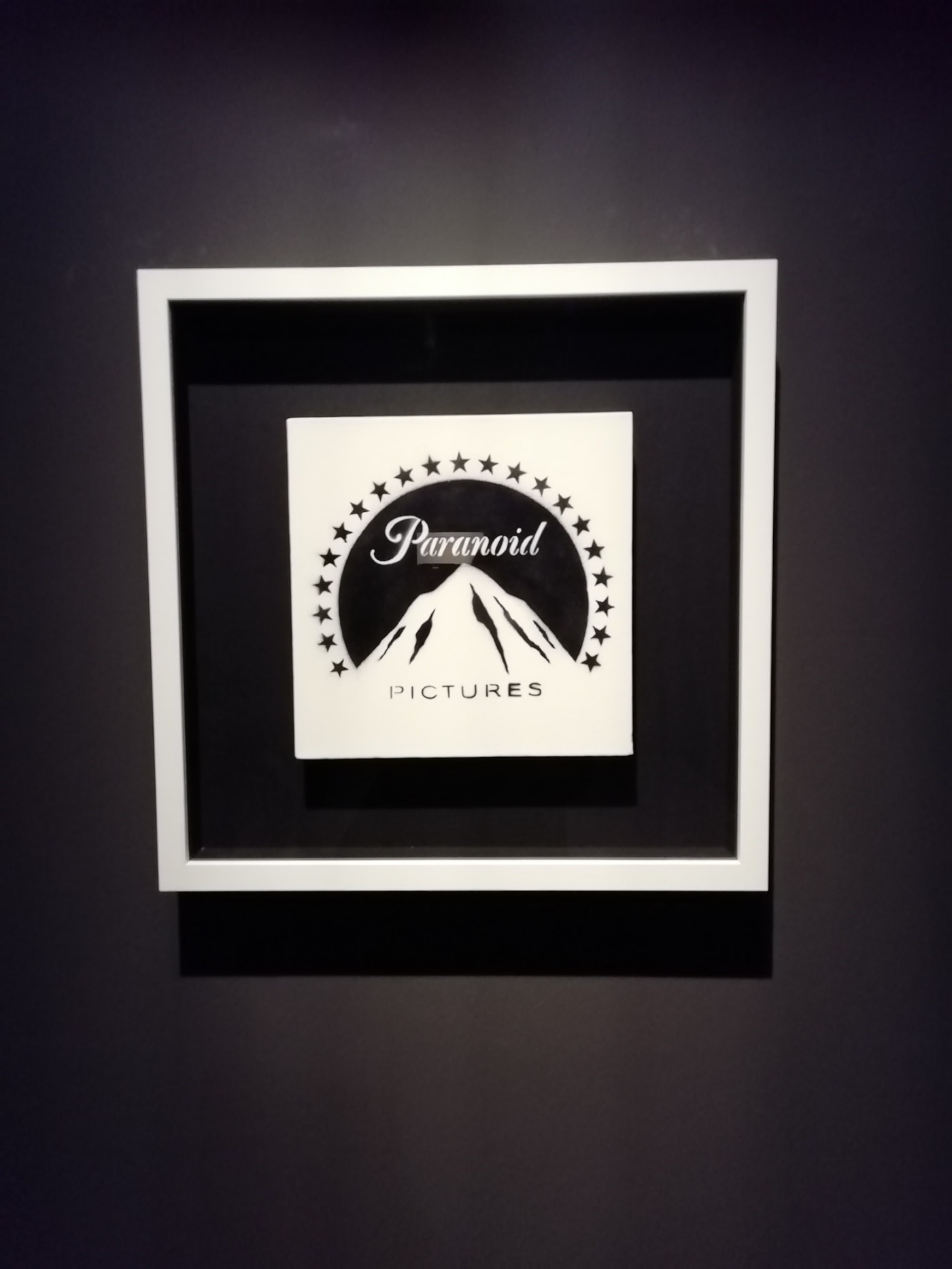 Banksy original paranoid pictures painting for sale