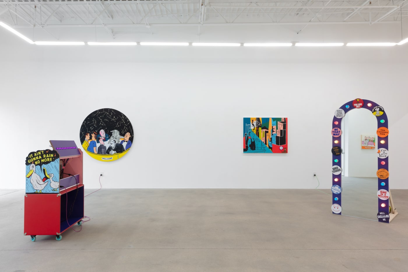 Installation view of Kris Pierce's exhibition "Applause"