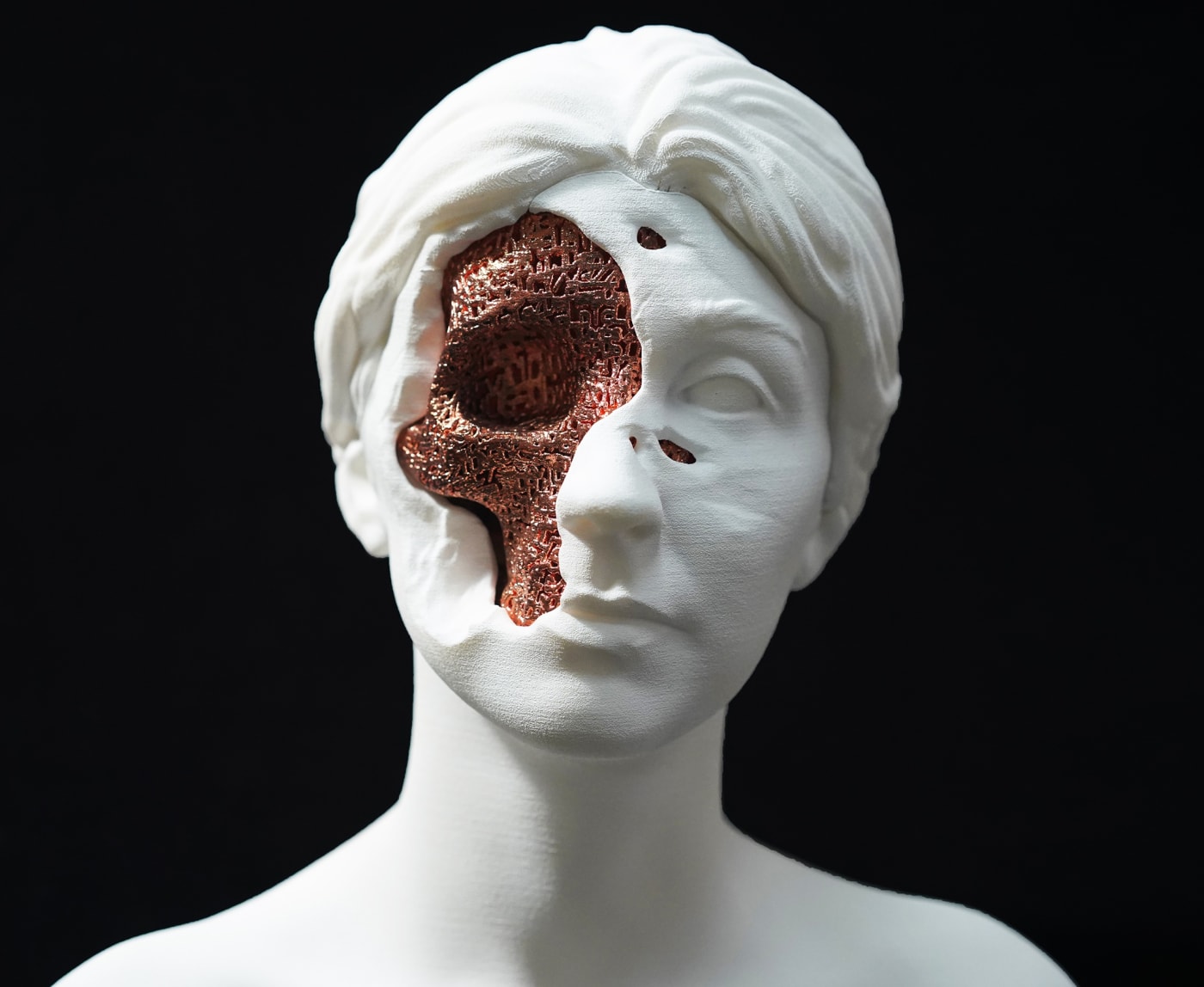 head sculpture