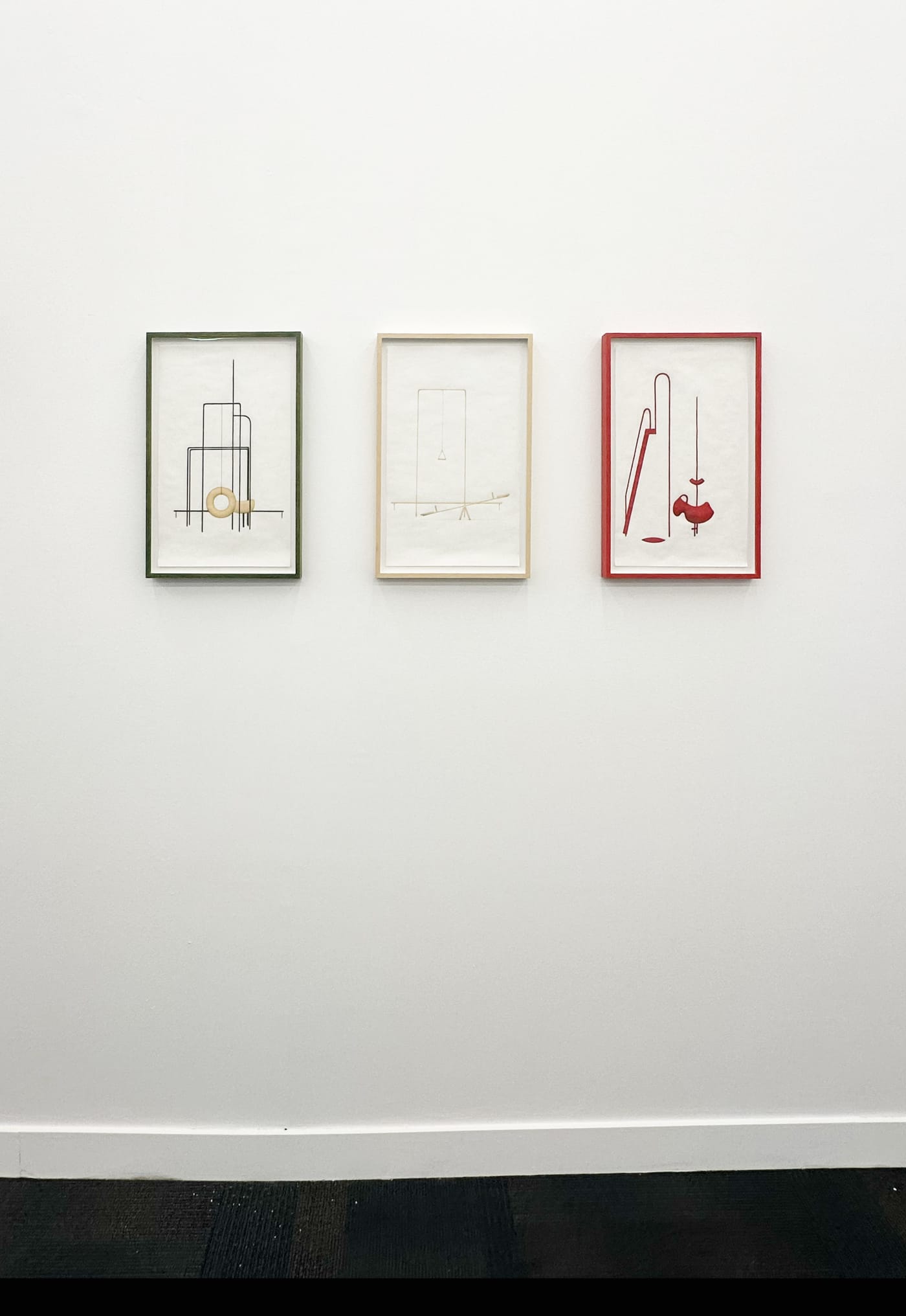 installation view of Material Art Fair booth B23 with Jeff Grant and Tamara johnson