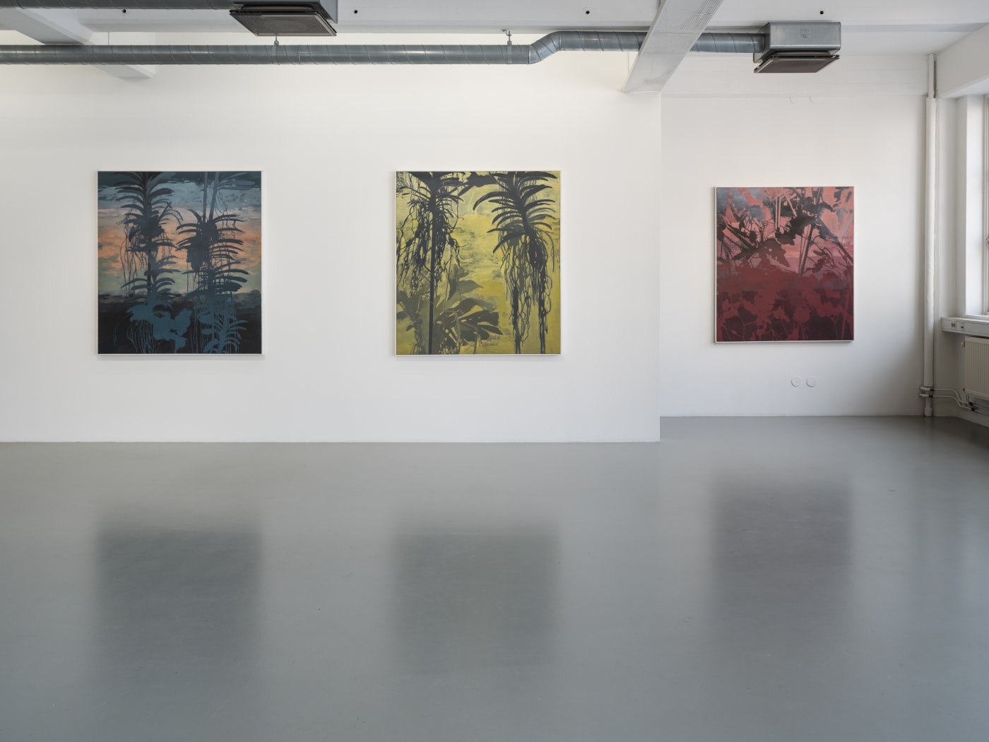 Installation view, Alexandra Kern, Bortom alldeles nära, 2024, Galleri Duerr. Photo: Jean-Baptiste Béranger.