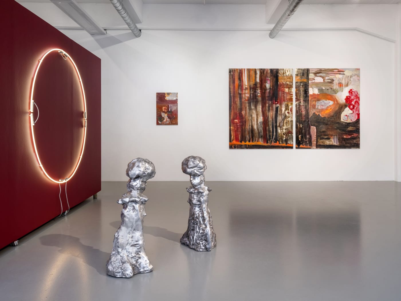 Installation view, Karin Lind, Under ögonlocket, 2024, Galleri Duerr. Photo: Jean-Baptiste Béranger.