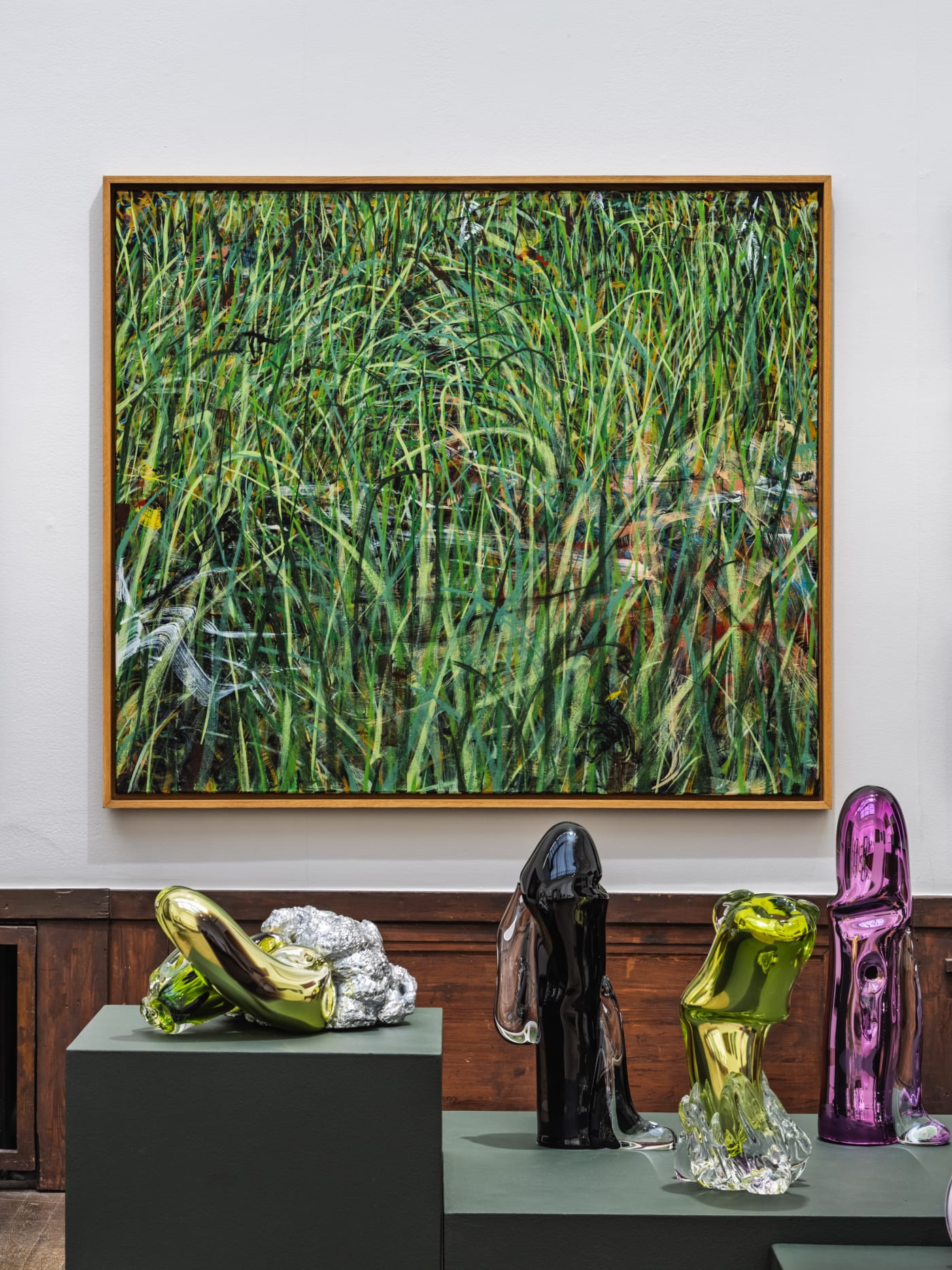 Installation view, Market Art Fair 2025, Johnathan Daily and Josefin Bravo, Galleri Duerr. Photo: Jean-Baptiste Béranger.