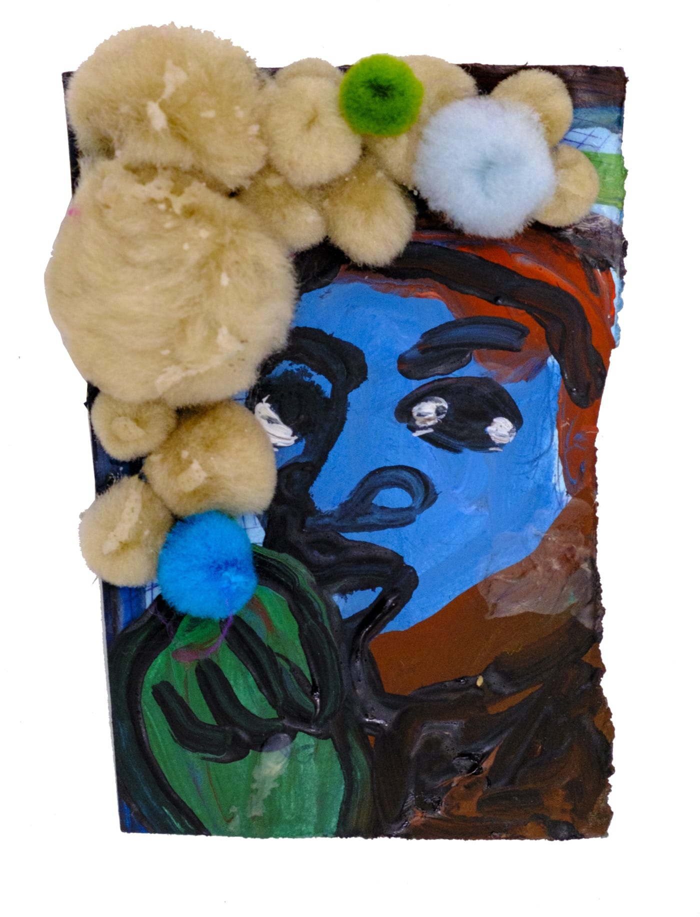 Jeffrey Spencer Hargrave Martin Luther King Jr. Mixed media on paper 2020