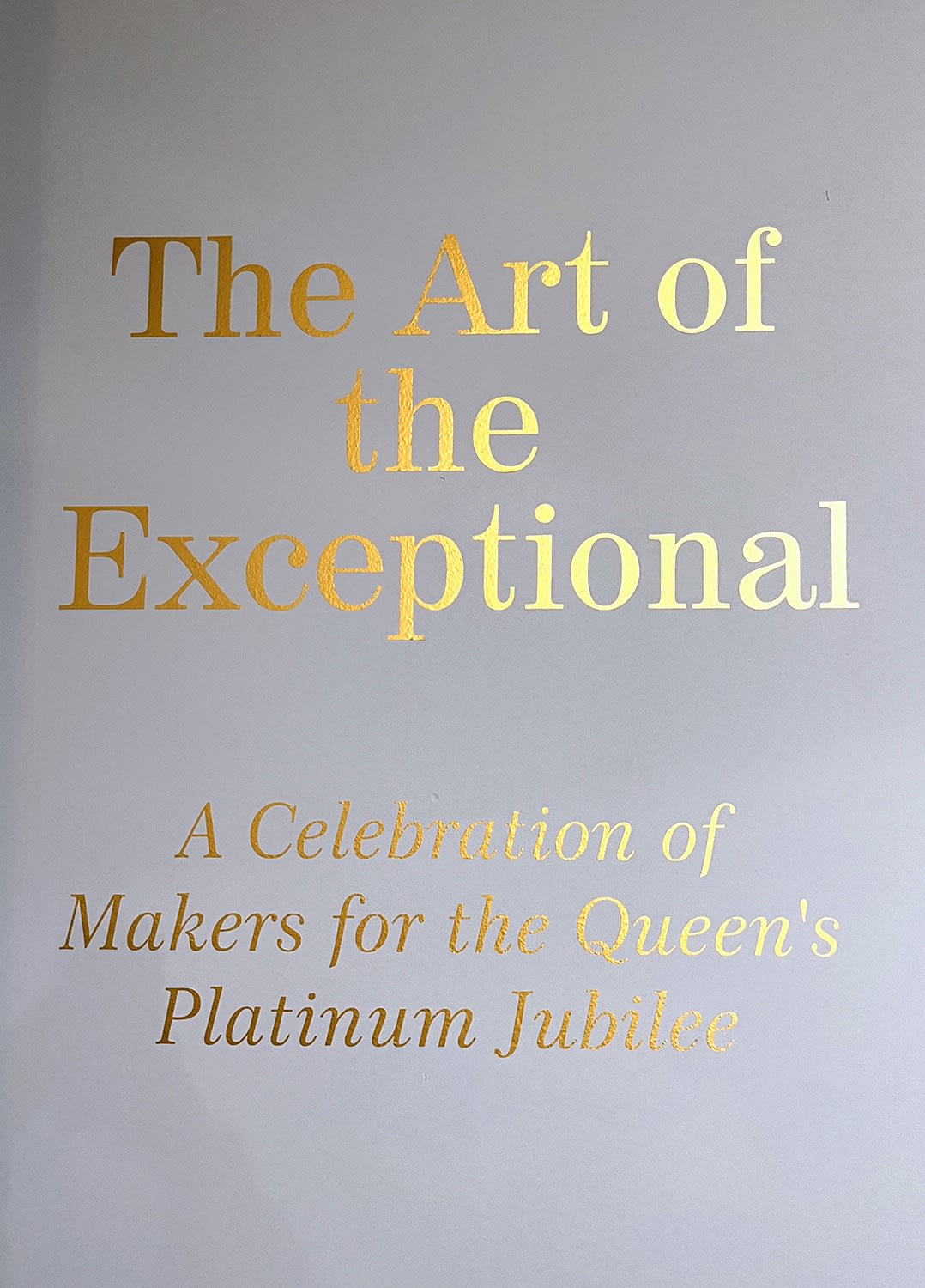 THE ART OF THE EXCEPTIONAL