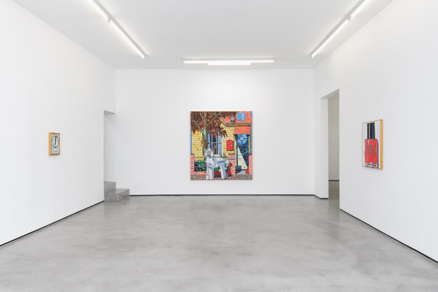 Installation view of Kristof Santy: Home Sweet Home at M+B, 2022