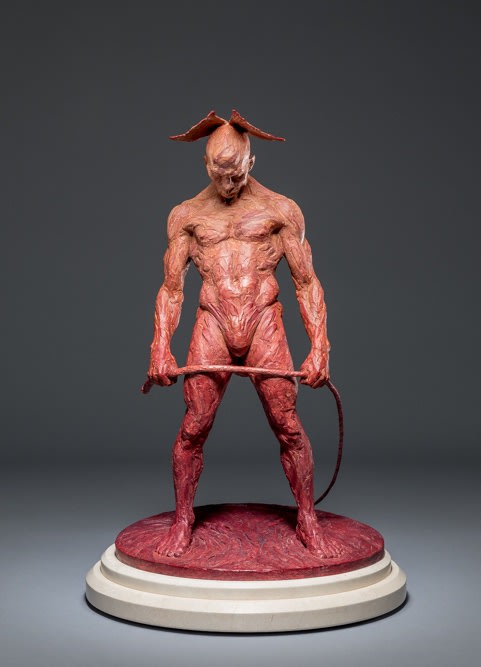 Richard MacDonald, Bullwhip, Quarter Life, Red, 2018