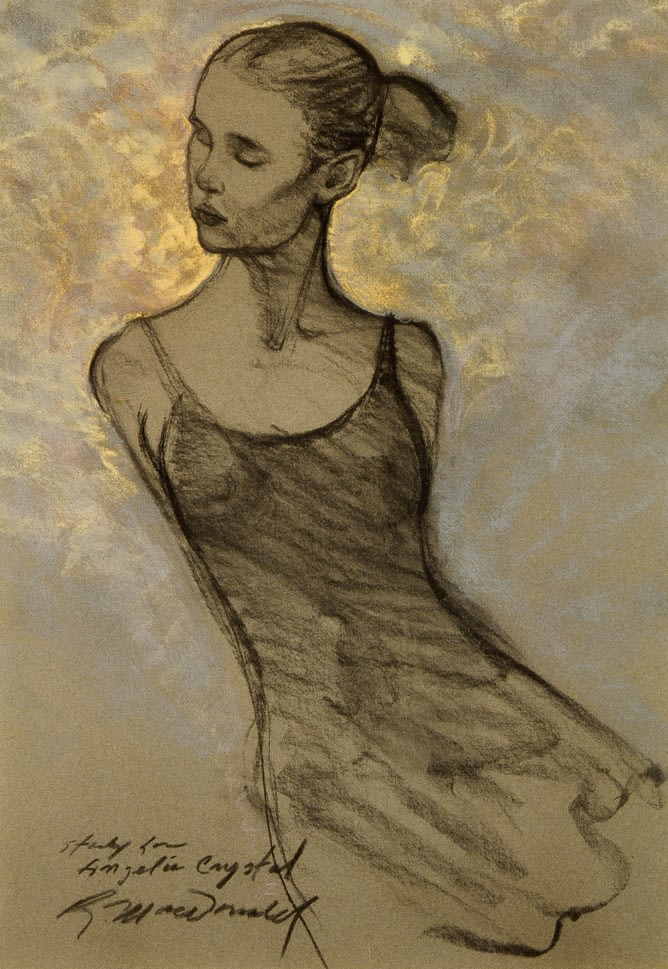 Richard MacDonald, Study for Angelic Crystal, Serigraph, 2014