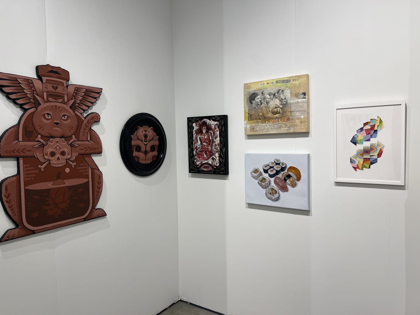 Installation view of the Harman Projects booth at CONTEXT Art Fair Miami
