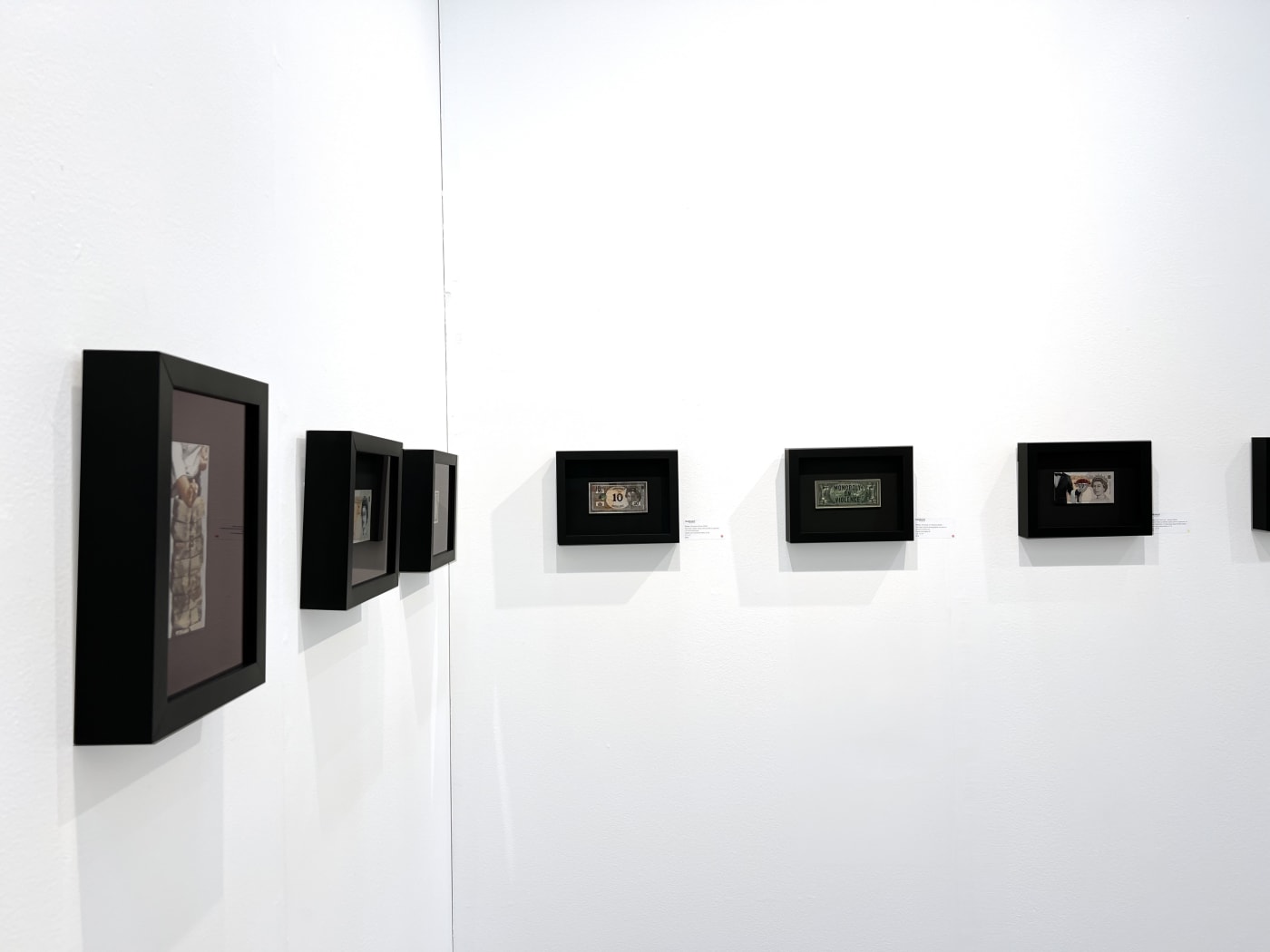 Installation view of Harman Projects Art On Paper 2022 booth