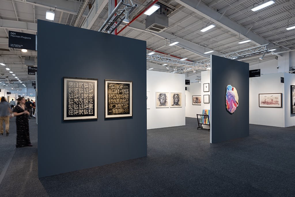 Harman Projects Booth at Art on Paper 2024
