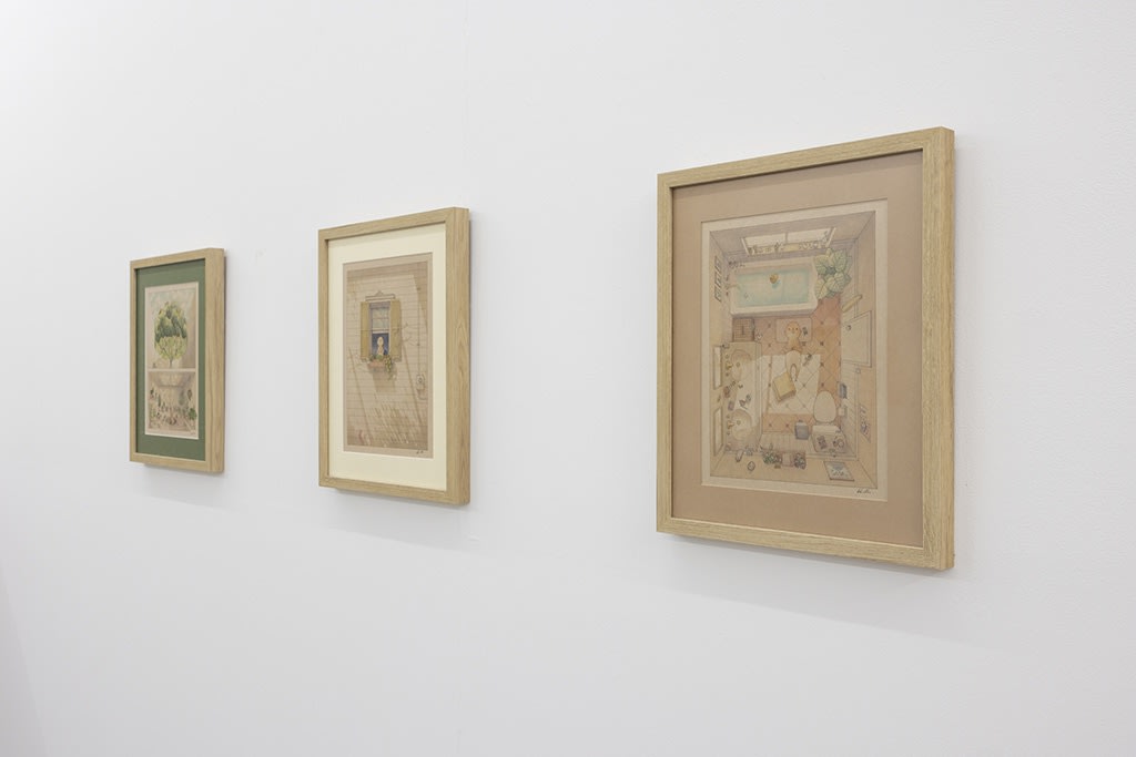 installation shot of "Strange Pain" exhibition by Felicia Chiao
