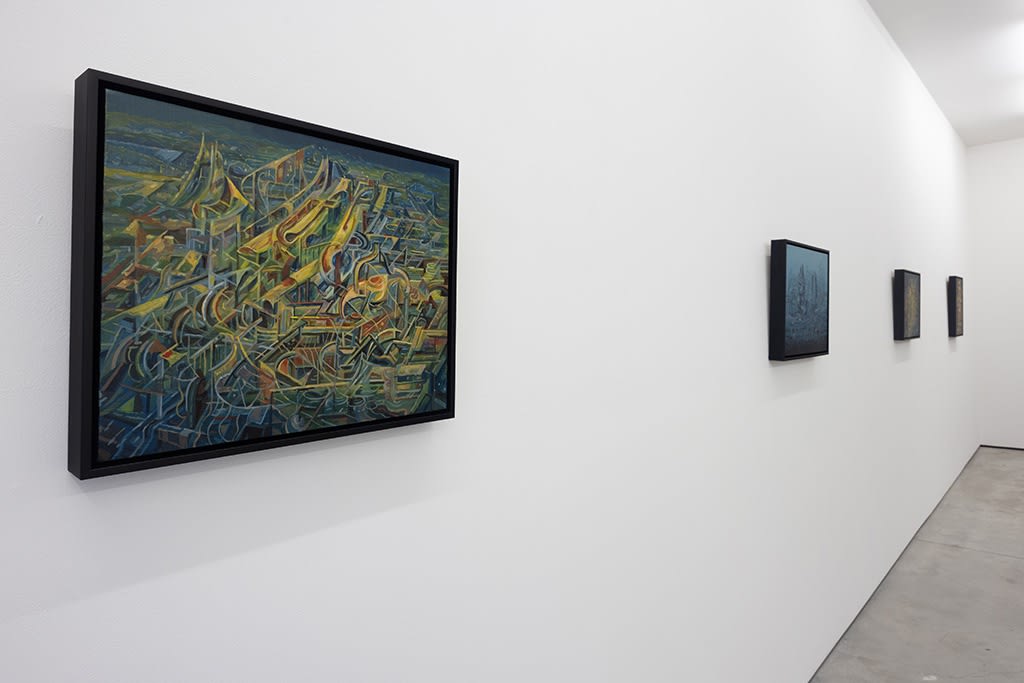 installation shot of David Welker exhibition