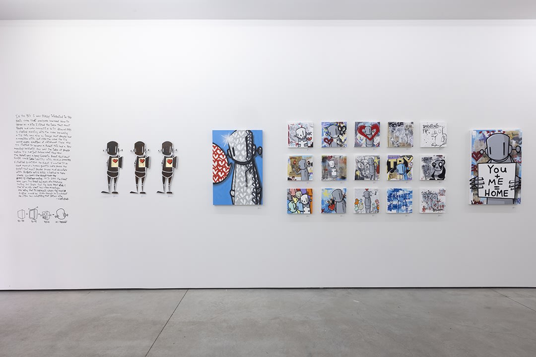 Installation image of ChrisRWK exhibition