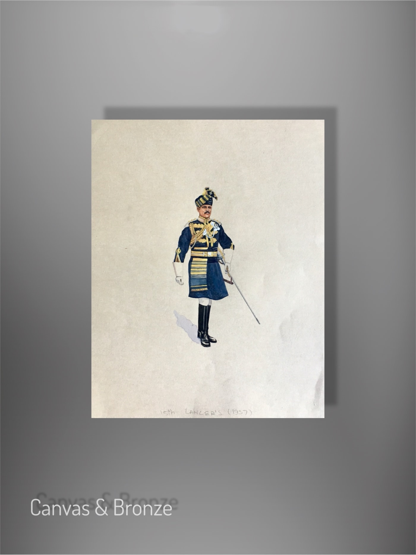 Santosh k Sharma, British Raj Soldier - 15th Lancer's 1937 (M)