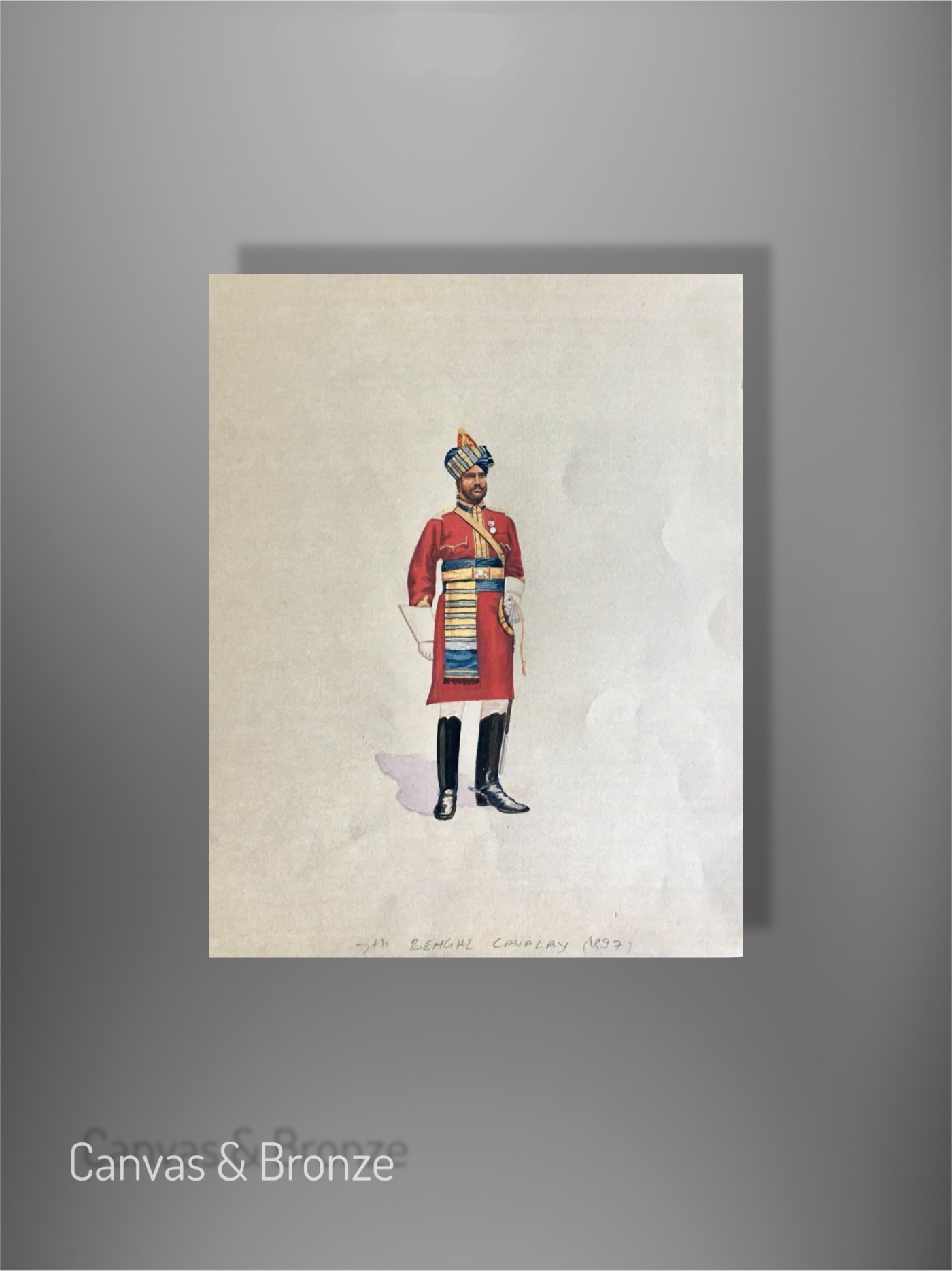 Santosh k Sharma, British Raj Soldier - 7th Bengal Cavalry (1892) (M)
