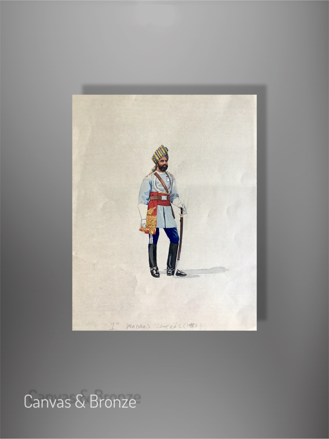 Santosh k Sharma, British Raj Soldier - First Madras Lancer's 1887 (M), 2015