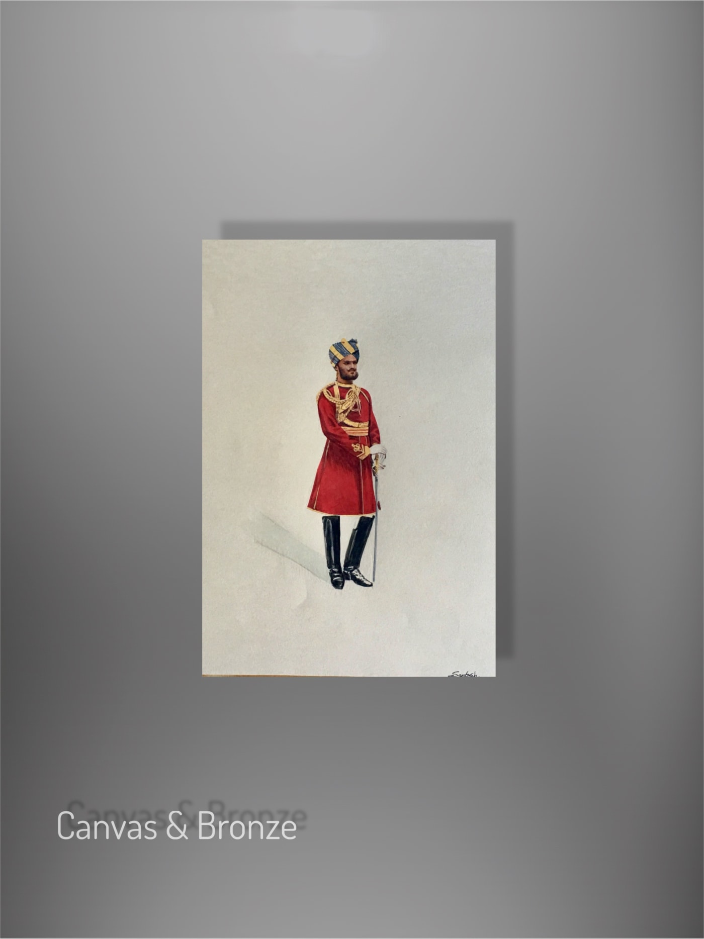 Santosh k Sharma, British Raj Soldier - Governor's Body Guard Madras 1912 (M), 2015