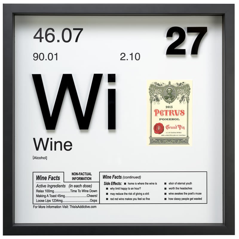 Daniel Allen Cohen, The Science of Art - Periodic Table Wine, 2022