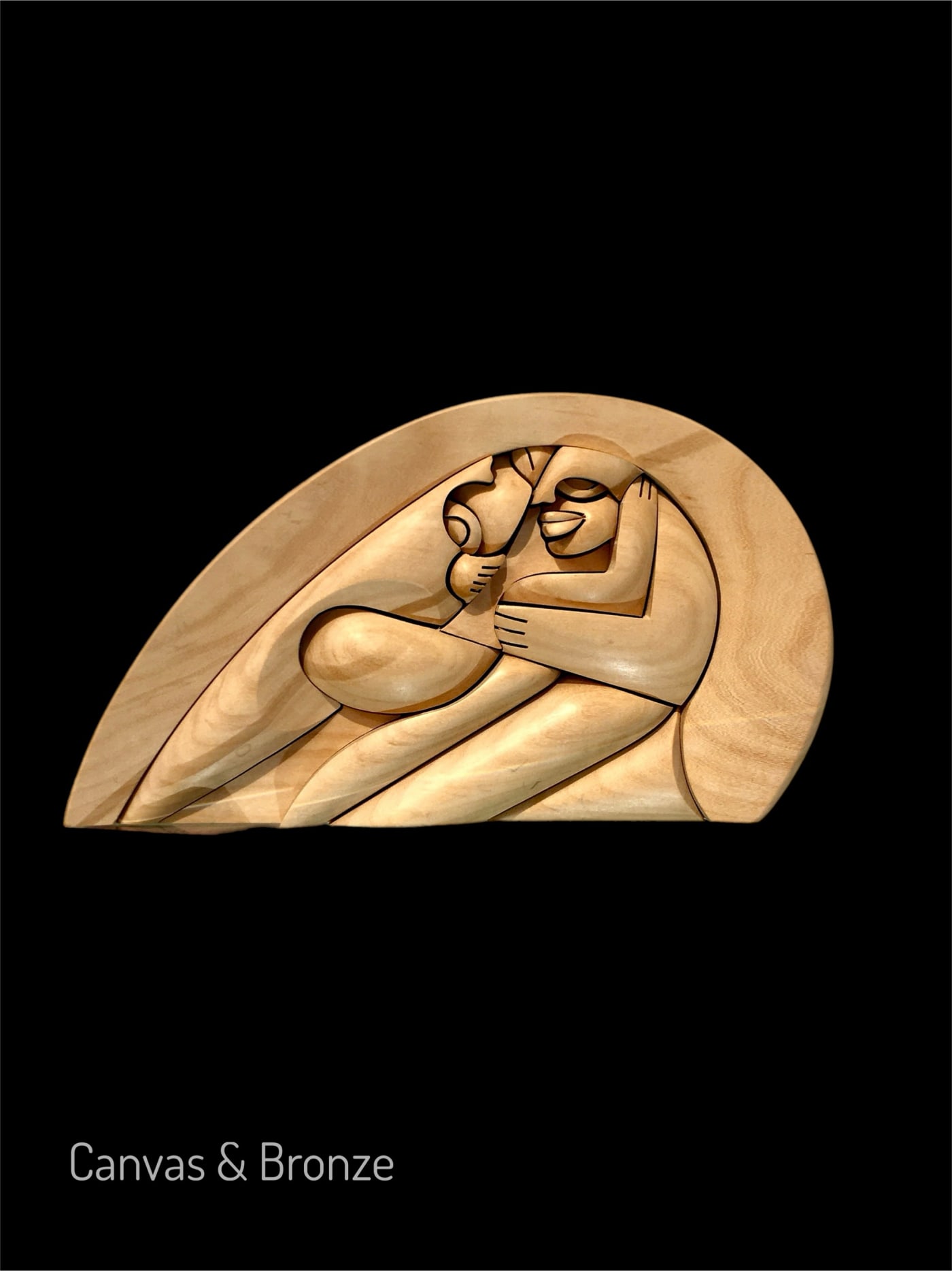 Roberto de Fortino, 2006 "Tango Argentina II" Cubist Figurative Wood …, 2006