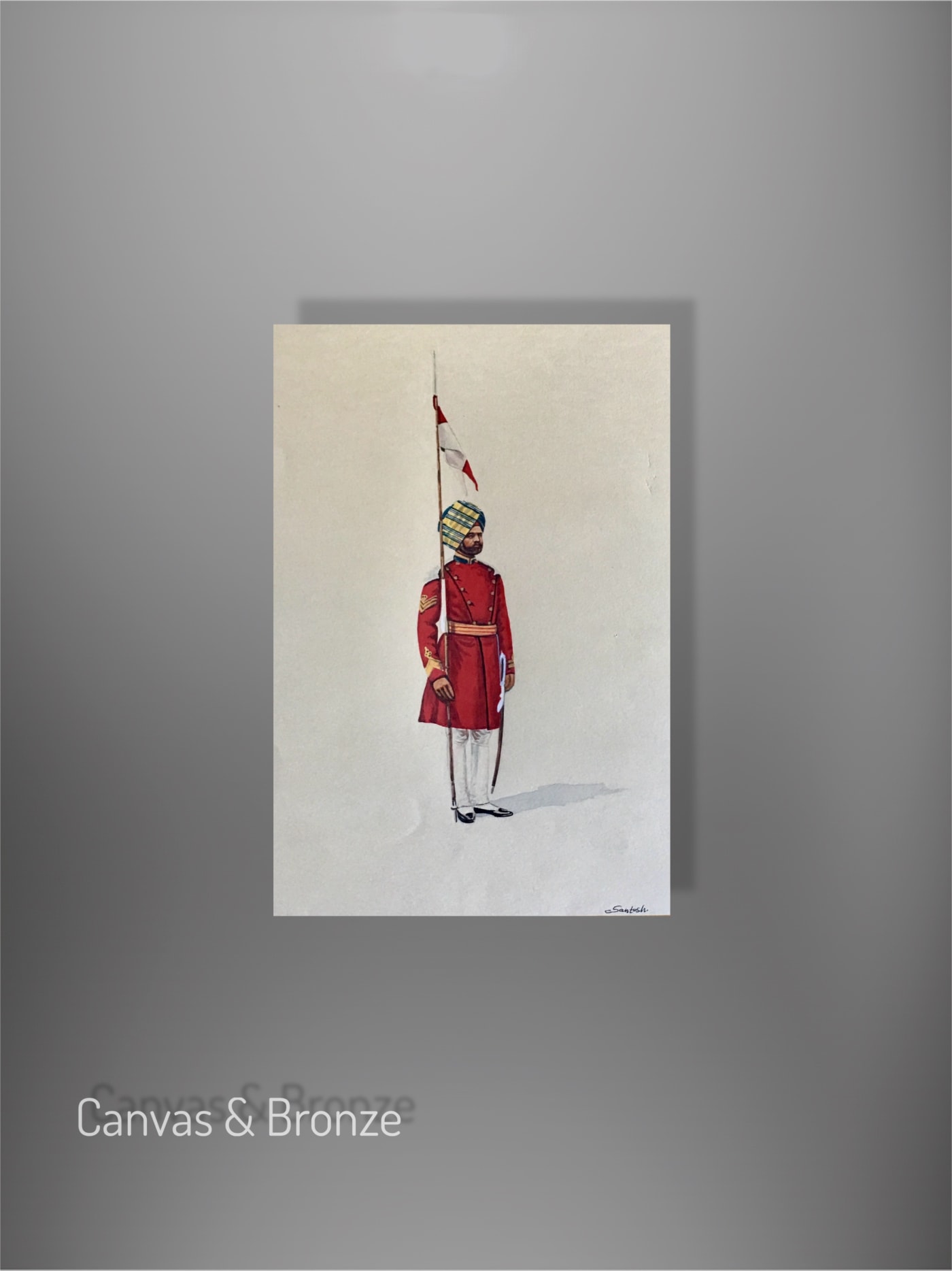 Santosh k Sharma, British Raj Soldier - Governor General's Body Guard (1912) (M)