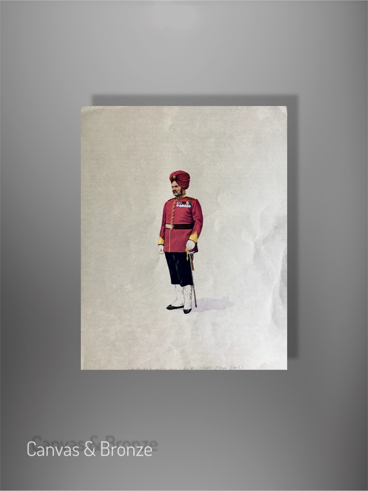 Santosh k Sharma, British Raj Soldier - 14th (King George's Own) Ferozepore Sikhs 1913 (M), 2015