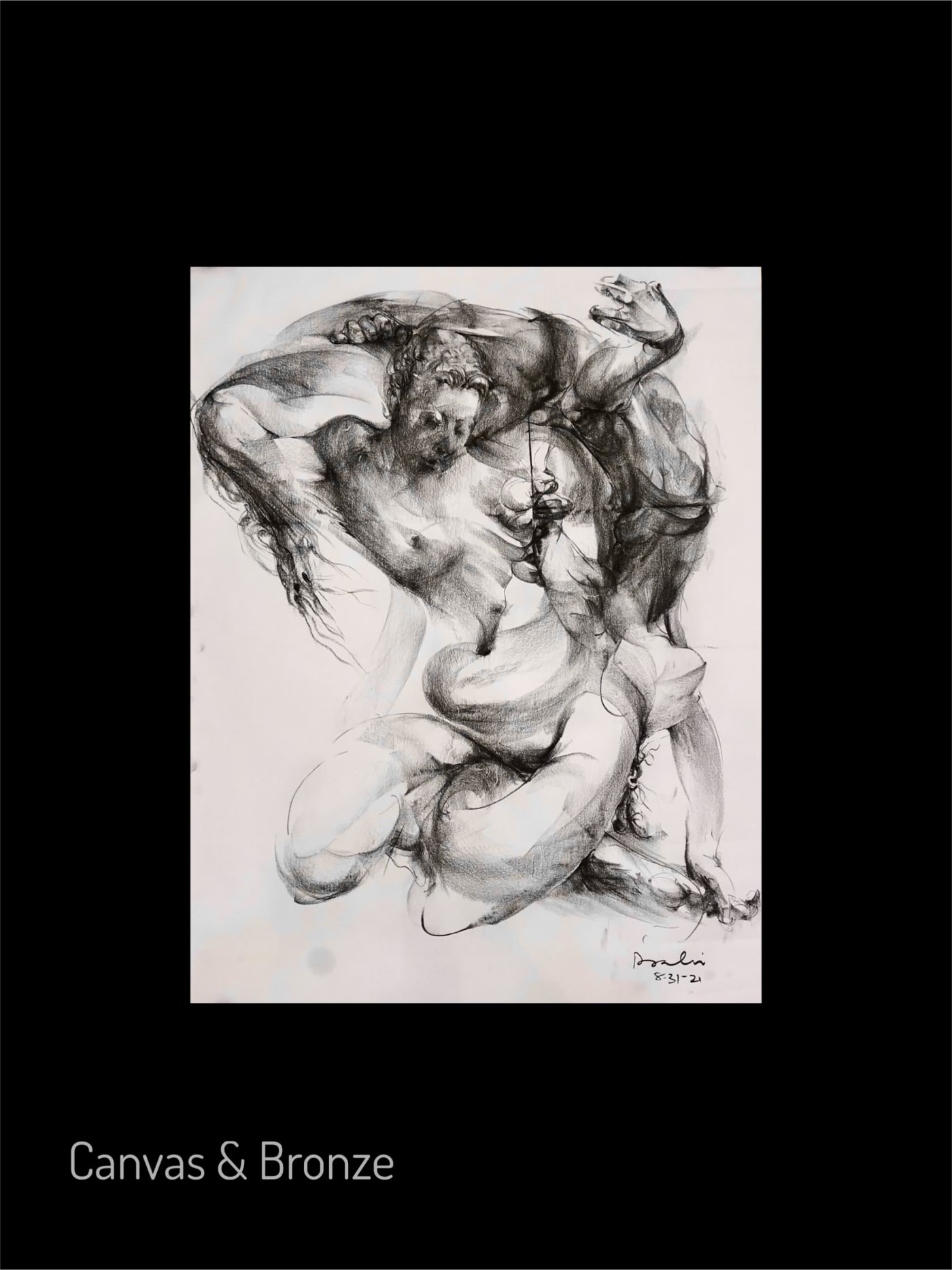 Prabin Badhia, embrace, 2021